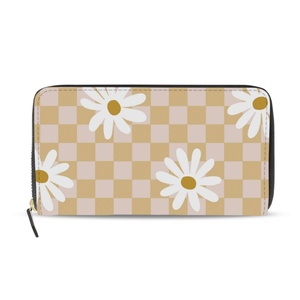 New Arrival Custom Hawaii Flower Design Multi-functional Ladies <b>Wallets</b> Fashion Card Cash Purses and Handbags <b>Wallet</b> for Women - Product Image 1