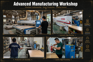 ตู้วาง<span class=keywords><strong>ทีวี</strong></span>ห้องนั่งเล่นสีขาวสไตล์โมเดิร์นแบบกำหนดเอง ตู้เก็บของมีเดีย MDF ขาเรียว <span class=keywords><strong>ชั้น</strong></span>วางจอ LED ลิ้นชัก มือจับไม้ รับผลิตแบบ OEM ODM - Product Image 3
