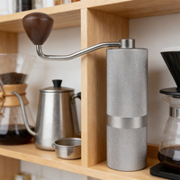 Moulin à café manuel portable de petite taille, capacité 25g, meule conique 420SS, moulin à café manuel pour la maison