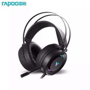 ราปู/เล่ยไป๋ VH500 ชุดหูฟังแบบมีสายเอฟเฟกต์แสง RGB การตัดเสียงรบกวนแบบแอคทีฟไมไฟฟ้าการแข่งขัน 71 ช่องสัญญาณรอบทิศทาง - Product Image 1