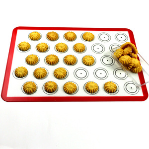 Tapis de cuisson en silicone OEM/ODM, résistant à la chaleur, pour macarons, pâtisserie feuilletée et biscuits, antiadhésif - Product Image 2