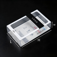 Boîte d'emballage en plastique PVC/PET transparente écologique personnalisée avec gaufrage et logo imprimé pour biberons