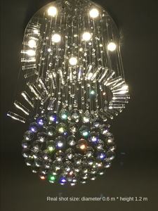 Fábrica China <span class=keywords><strong>Chelier</strong></span> moderno para techos altos Luz de techo Sala de estar Candelabros y luces colgantes a buen precio - Product Image 3