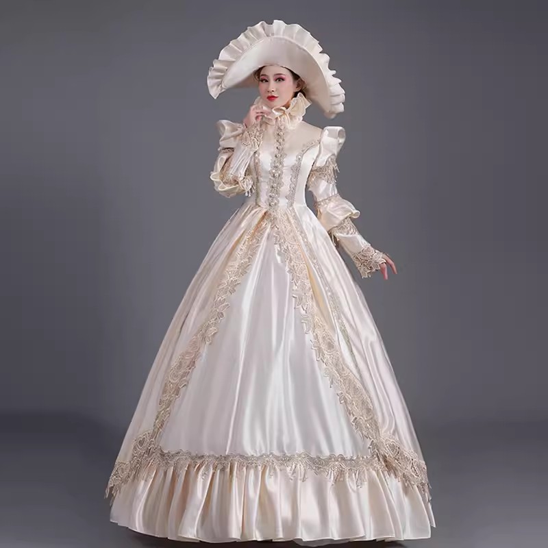 knee length dresses for ladies Portrait of a Genoese Noble Lady main image 1