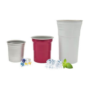 Taza de Camping Portátil con Logotipo Personalizado, Reciclable, para Fiestas, Bebidas Frías, Jugos, Festivales, Taza de Cerveza de Aluminio - Product Image 1