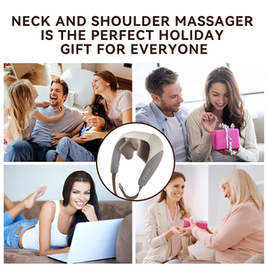 2025 100% Original Shiatsu amasado masajeador de cuello y hombros alivio del dolor muscular cuerpo músculo Shiatsu masajeador de cuello y espalda - Product Image 5