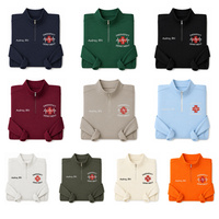 Sweat-shirt à col zippé personnalisé brodé pour le service d'urgence – Veste d'infirmière d'USAP personnalisée – Écologique – Hiver/Automne/Printemps