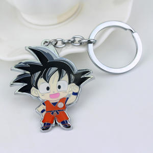 Hot 20 Designs Seven Star Wish Beads Colgante Llavero de plástico Personaje de anime Goku llavero logo Collar con colgante de <span class=keywords><strong>metal</strong></span> para hombres - Product Image 5