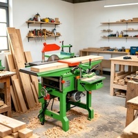 Machine à bois multifonctionnelle MQ443A : Scie à table, dégauchisseuse, raboteuse et dégauchisseuse-raboteuse combinée pour atelier de fabrication de meubles