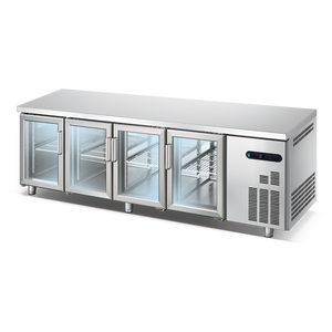 Congelador Comercial Bajo Encimera - Refrigerador de 2 Puertas para Mostrador - Refrigerador Bajo Encimera para Almacenamiento de Alimentos - Product Image 5