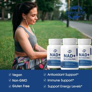Suplementos de NAD+ en Cápsulas con Resveratrol, Nicotinamida Adenina Dinucleótido, Venta Caliente OEM ODM - Product Image 3