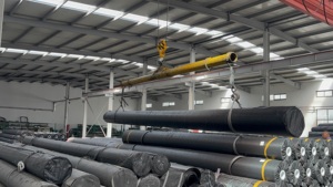 1mm 1.5mm Hdpe Geomembrane <b>Liner</b> <b>Pond</b> <b>Liners</b> Gm13 Standard Composite Geomembrane for Sale - Product Image 2