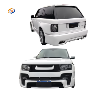 Para el Range <span class=keywords><strong>Rover</strong></span> L322 2002-2015, paquete de cuerpo ancho Haman modificado, paquete de cuerpo de guardabarros de parachoques delantero y trasero - Product Image 1