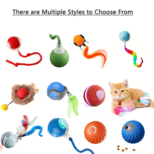 Wholesale Indoor <strong>Cat</strong> Interactive Ball <strong>Toy</strong> With Elastic Net Tail Automatic Moving Ball <strong>Toy</strong> Activation Electric <strong>Cat</strong> <strong>Toy</strong> - Product Image 6