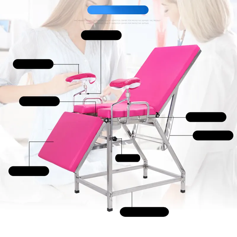 Nouveau design de lit d'hôpital médical manuel à 2 manivelles avec désactivation professionnelle
