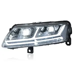 LED-Scheinwerfer für AUDI A6 Scheinwerfer 2005 2006 2007 2008 2009 2010 2011 mit LED DRL dynamisch umschwenkenden Frontscheinwerfern