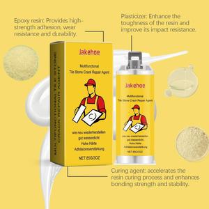 JAKEHOE Gel adhésif non toxique pour la réparation des fissures de carrelage, 50%-80% d'ingrédients actifs ; pour la réparation des carreaux émaillés, le remplissage des crevasses et des bosses de marbre - Product Image 6