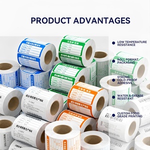 Etiquetas Adhesivas Térmicas Impermeables Personalizadas en Rollo, Impresión de Etiquetas con Logotipo - Product Image 4