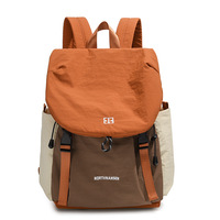 Sac à dos imperméable pour femmes, color block, randonnée en plein air, cyclisme, sac à dos de voyage, sport