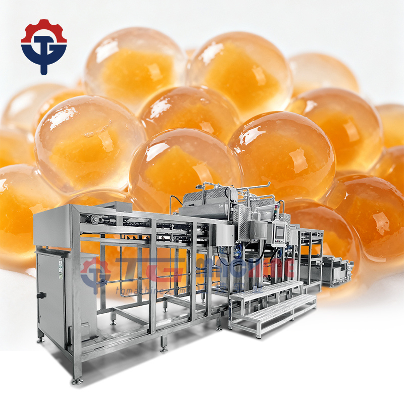 New Industrial Automatic Popping Boba Production Line Full Automatic Bursting Boba Manufacturing Machine Commercial Equipment