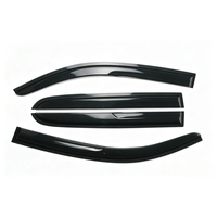 Visera de Acrílico para Puerta de Toyota Tacoma Crew Cab 2016-2023, 4 Puertas, Protector Solar para Ventana, Deflector de Lluvia, Venta Directa de Fábrica