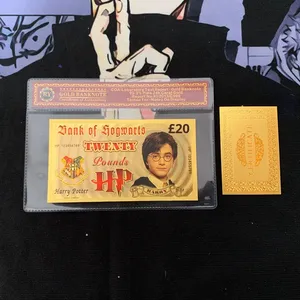Busta Regalo Rettangolare in PET con Foglia d'Oro Fatta a Mano per Collezionisti di Monete d'Oro e Carte Personalizzate a Tema <span class=keywords><strong>Hogwarts</strong></span> - Product Image 6