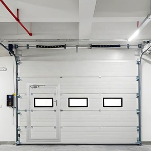 Porte industrielle sectionnelle à spirale rapide, portes à enroulement lourdes, automatiques, électriques, de qualité, pour entrée, levage, coupe-vent, <span class=keywords><strong>garage</strong></span> - Product Image 1