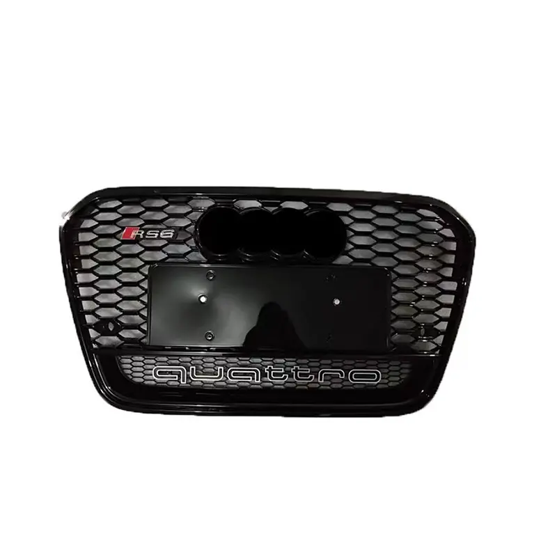 Auto-Accessoires Voor Grille Voor Audi A6 Rs6 2019 Facelift Zwarte Honingraat