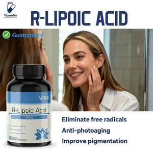 Complément alimentaire à marque privée OEM, acide R-lipoïque 300 mg en capsules pour adultes - Soutien immunitaire - Product Image 2