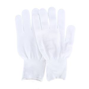 Guantes de algodón antideslizantes adhesivos negros de 13 agujas para trabajadores que trabajan en el sitio - Product Image 3