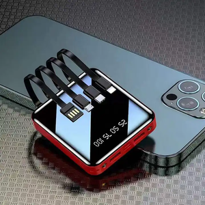 Banco de Energía de Alta Capacidad de 10000 mAh, Logotipo Personalizado OEM, Bancos de Energía Portátiles con Pantalla Digital, Carga Rápida, Cable Integrado - Product Image 3