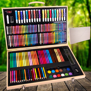 Coffret <span class=keywords><strong>de</strong></span> 150 crayons <span class=keywords><strong>de</strong></span> <span class=keywords><strong>couleur</strong></span> professionnels solubles dans l'eau, best-seller, pour le <span class=keywords><strong>dessin</strong></span> et l'art, avec étui - Product Image 4