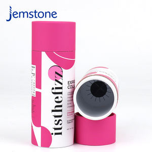 Personalized Recyclable Food Supplement Capsule Kraft Cylinder Packaging Box Protein Powder Paper Tube <b>Container</b> - Product Image 5