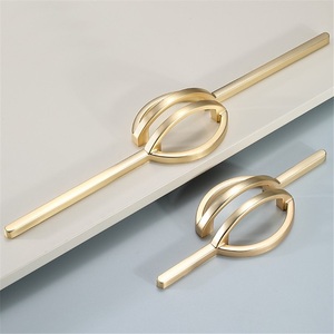 Light Luxury Zinc Alloy Modern Wardrobe <b>Cabinet</b> Door Handle and Knob Pair for Drawer Shoe <b>Cabinet</b> Bathroom <b>Cabinet</b> - Product Image 2