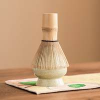 Ensemble fouet à matcha en bambou personnalisé de haute qualité, fait main, avec logo sur mesure, pour thé matcha (Chasen)