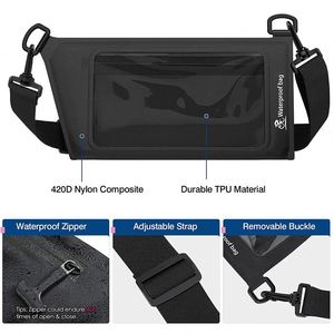 Sac étanche à fermeture éclair en TPU pour les festivals de musique, pour transporter des chargeurs portables et des baumes à lèvres - Product Image 6