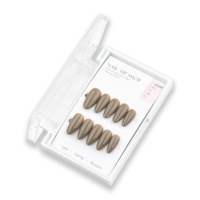 24 faux ongles à presser en gros, fournisseur en ligne, présentoir à ongles, carte de présentation des faux ongles, étiquette privée, ongles artificiels, jolis