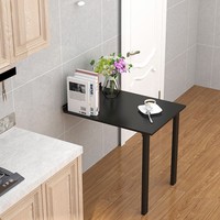 Table de salle à manger invisible multifonctionnelle Suspension murale simple Conception pliante Produit assemblé pour une salle à manger pratique