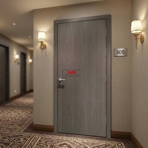 Porte Interne Ignifughe in Legno Yonking, Insonorizzate, per Casa e Hotel, Porte Tagliafuoco per Interni - Product Image 4