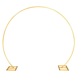Large Size Golden Metal <strong>Circle</strong> <strong>Balloon</strong> Flower <strong>Arch</strong> Decoration for Birthday Wedding Graduation Decorations Photo Background <strong>Arch</strong> - Product Image 4