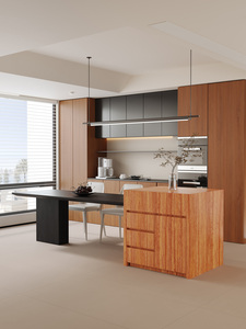 Isla <span class=keywords><strong>de</strong></span> Cocina Moderna Personalizable con Encimera Grande, Horno <span class=keywords><strong>de</strong></span> Vapor y Enchufe Bull Socket - Product Image 6