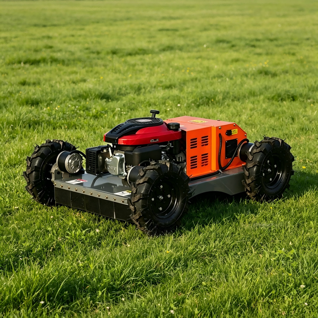 Hot Selling Agricultural Small Lawn Mower Robot Lawn Mower Agricultural Wheel Remote Control Lawn Mower 500MM Cut