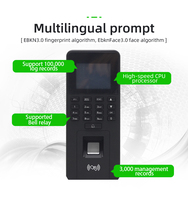 EBKN EN-818 Escáner de huellas dactilares independiente Sistema biométrico de control de acceso de puerta para el gimnasio