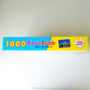 Customized hot sale bright dying screen 4C printing paper printed puzzle play games for family - Product Image 5