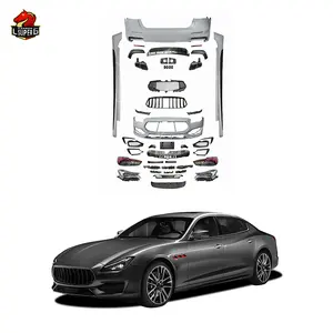 Fair price PP material T-style body kit upgrade to performance type for Maserati Quattroporte with headlight and taillight