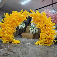 Arbres artificiels de cerisier japonais en fleurs roses en gros, décorations de mariage, arche de cerisier artificielle en fleurs à vendre