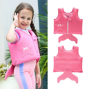 <span class=keywords><strong>Gilet</strong></span> de flottabilité pour enfants, <span class=keywords><strong>gilet</strong></span> <span class=keywords><strong>anti</strong></span>-<span class=keywords><strong>noyade</strong></span> pour débutants, <span class=keywords><strong>gilet</strong></span> de flottabilité à manches courtes, dessin animé, non gonflable, <span class=keywords><strong>gilet</strong></span> de sauvetage pour enfants - Product Image 2