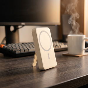 ที่ชาร์จไร้สายรุ่นใหม่ล่าสุด 2 in 1 กันน้ำ รองรับ PD 22.5W แบตเตอรี่ Li-Polymer ความจุ 100000mAh พาวเวอร์แบงค์ ชาร์จเร็ว พอร์ต Type-C พร้อมแท่นแม่เหล็ก - Product Image 5