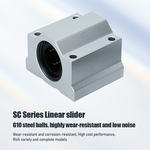 Hiệu Suất Cao Máy Công Cụ Sc16uu <span class=keywords><strong>Scs16uu</strong></span> 16Mm Tuyến Tính Chuyển Động Bóng Mang Trượt Khối Mang Cho Máy CNC - Product Image 6