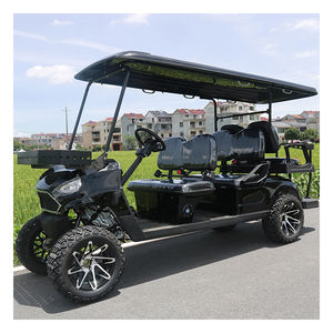 Chariot de golf tout-terrain électrique pliant personnalisé pour 6 personnes 48V 5000W batterie au lithium Street Legal - Product Image 1